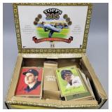 Cigar Box w Topps 205 Baseball Cards- 2003