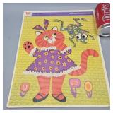 1972 Vintage Frame Tray Puzzle Leap Frog Whitman,