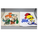 Pebbles & Bam Bam & Tweety Iron On