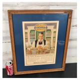 Armour and Company Ad Framed 17.5"x21.5"