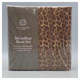 Microfiber Safari Twin Sheet Set