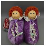 1984 Cabbage Patch Kids Slippers Size 7-8 Nice