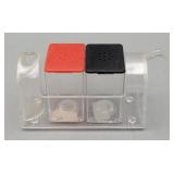 Salt & Pepper Shakers & Toothpick Holder Caddy