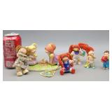 Cabbage Patch Figurine & Sm Dolls