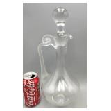 Glass Decanter 14" Tall