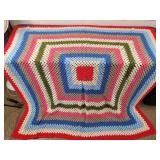 Crocheted Blanket - 66 x 68