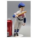 Baseball Player Figurine w/Doll Stand