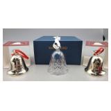 Waterford & Reed & Barton Bells w Boxes