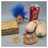 Misc - Dcorative Clogs, Token, Rubber Seals, Hanuk