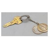 Ave Maria Hail Mary Pendant Keychain & Key