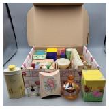 Powder Containers, Soaps, Perfume Bottles