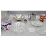 Assortment of Gglassware, Etc.