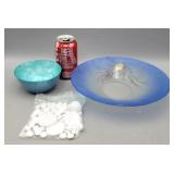 Bowls & White Glass Gems