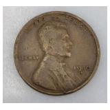 1930 D Wheat Penny Error Coin Smooth Back