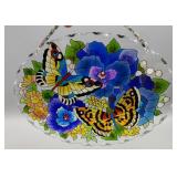 Butterfly Stained Glass Light Catcher 6.5"x9"