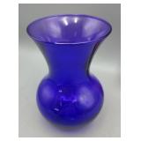 Blue Vase 7" Tall