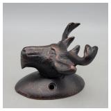 Cast Iron Moose Head Wall Hook