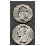 1961 Silver Washington Quarters Philadelphia