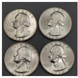 1960 Washington Silver Quarters 90% P&D