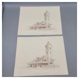 Prints Passenger Station D.R.I. & N.W. RY. R