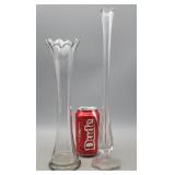 Tall Clear Glass Vases
