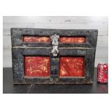 Wooden Chest Heavy, Lockable w/Handles  19" ï¿½ 1