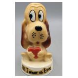 Ceramic Love Dog