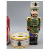 Spode Hand Painted Christmas Candle Holder