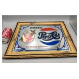 Pepsi Mirrored Advertising 14.5"x18.5