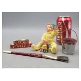 Baby Playing Blocks Figurine