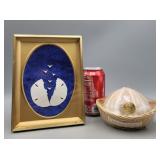 Framed Sand Dolar & the 5 "Angels" & a Fragrant