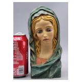 Virgin Mary Bust 8"  RR Roman Italy