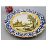 Castelli Decorative Plate 12.5" Diameter