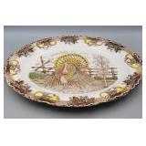 King Tom Ironstone Turkey Platter 18" ï¿½ 14"