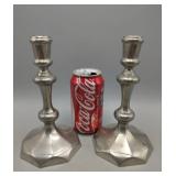 Pewter Candle Holders
