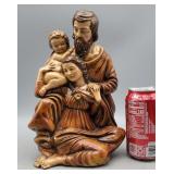 ? Chalkware Baby Jesus, Mary & Joseph Statue