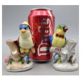 Occupied Japan Mini Bird Vases,(2)
