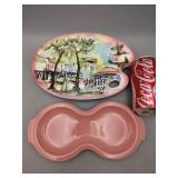 Fiesta Cream & Sugar Dish - Wall Hanging Plate