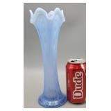 Fenton "Boggy Bayou" Swung Vase Blue