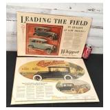 Car Posters 16"x22" Has water Damage