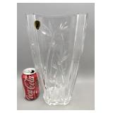 Waterford Crystal Vase 13"T