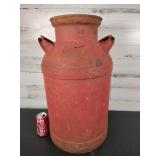 C F P Co. 62 Milk Can Has Holes In Bottom
