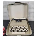 Smith-Corona Typewriter in Carrying Case
