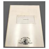 Elvis Jailhouse Rock Movie Script Book