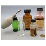 Medicine bottle lot,(5)items