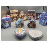 Holiday Tins With Lids