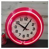 Howard Miller Neon Clock Works