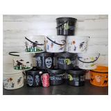 Halloween decor,(13) Halloween buckets, as shown