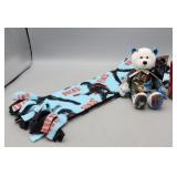 Elvis Beanie Bear & Scarf