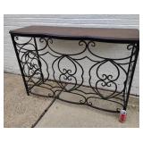 Hall Table 48"W 32"T 15"D